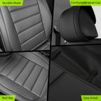 Universal Fit PU Leather Car Seat Covers Cushion Protector - 01 Style