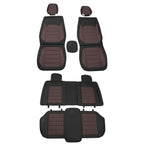 Universal Fit PU Leather Car Seat Covers Cushion Protector - 01 Style