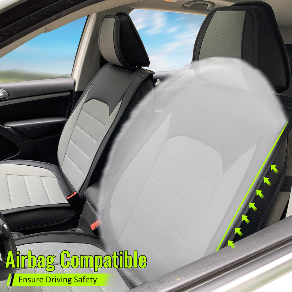Universal Fit PU Leather Car Seat Covers Cushion Protector - 01 Style