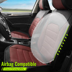 Universal Fit PU Leather Car Seat Covers Cushion Protector - 01 Style