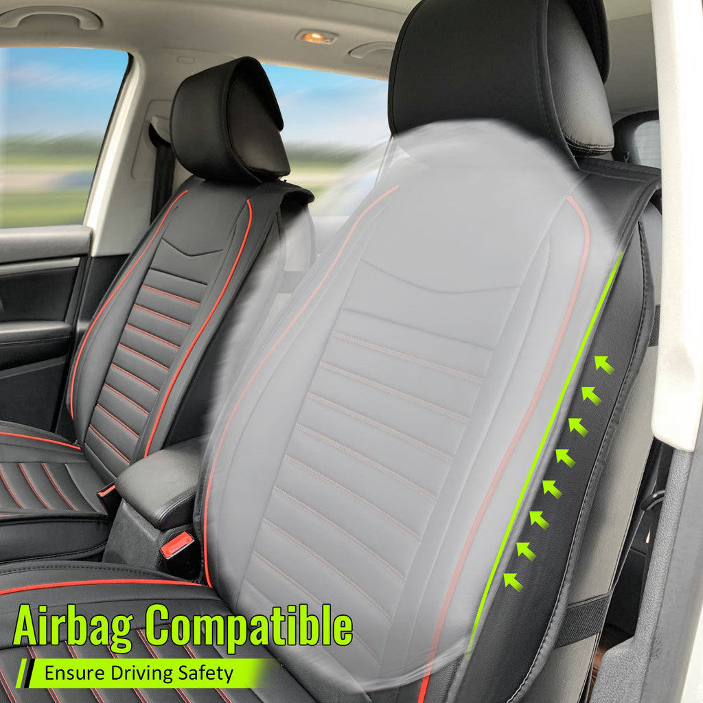 Universal Car Seat Covers Cushion Protecots PU Leather - 02 Style