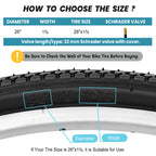 Path Bike Tube - 26×1 3/8 inch