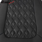 2016-2021 Honda Civic Seat Covers PU Leather Car Cushion w/ Lumbar