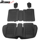 2016-2021 Honda Civic Seat Covers PU Leather Car Cushion w/ Lumbar