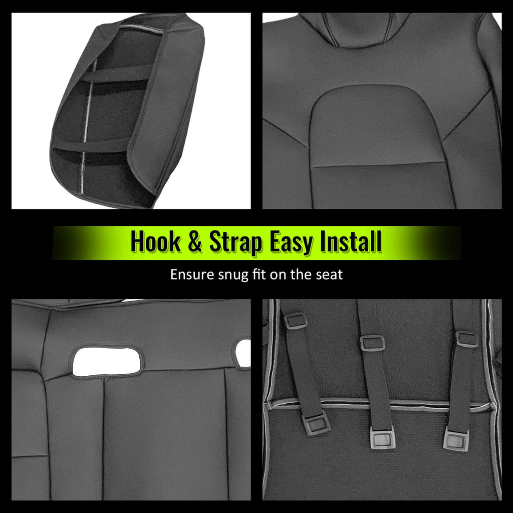 2017-2023 Tesla Model 3 Front Rear 5-Seat Seat Covers Leather