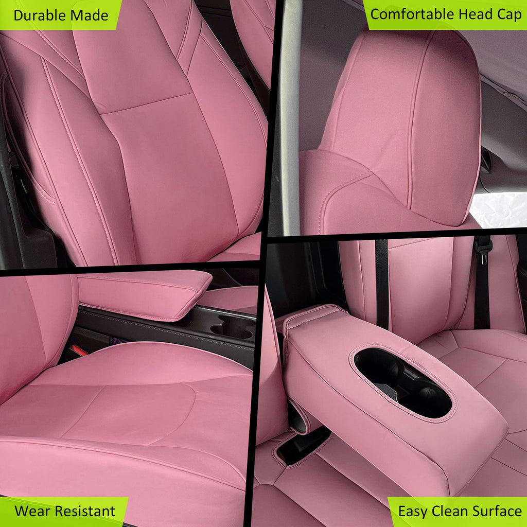 2017-2023 Tesla Model 3 Front Rear 5-Seat Seat Covers Leather