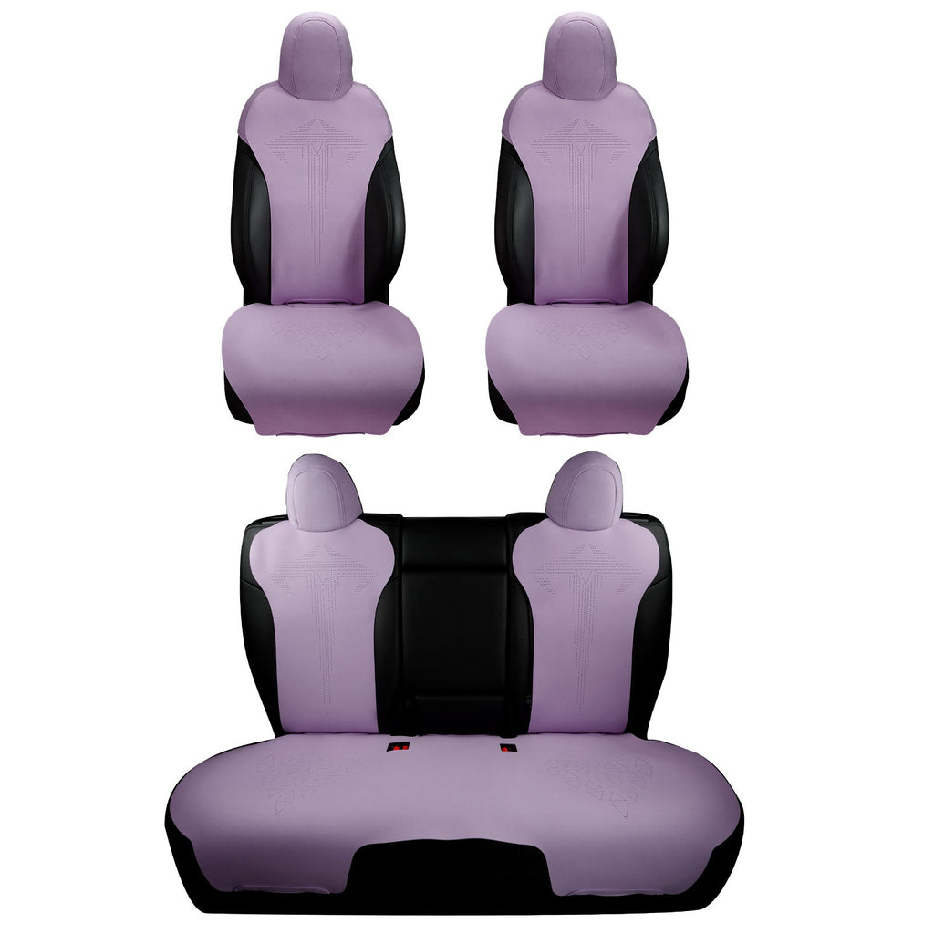 2017-2023 Tesla Model 3 Seat Covers Cushions V1 Suede Leather