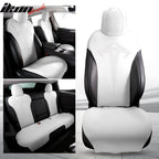 2017-2023 Tesla Model 3 Seat Covers Cushions V1 Suede Leather
