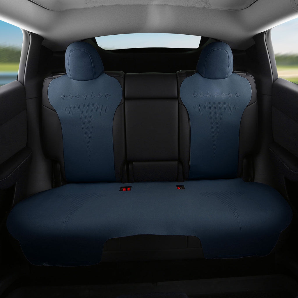 2017-2023 Tesla Model 3 Seat Covers Cushions V2 Suede Leather