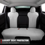 2017-2023 Tesla Model 3 Seat Covers Cushions V2 Suede Leather