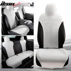 2017-2023 Tesla Model 3 Seat Covers Cushions V2 Suede Leather