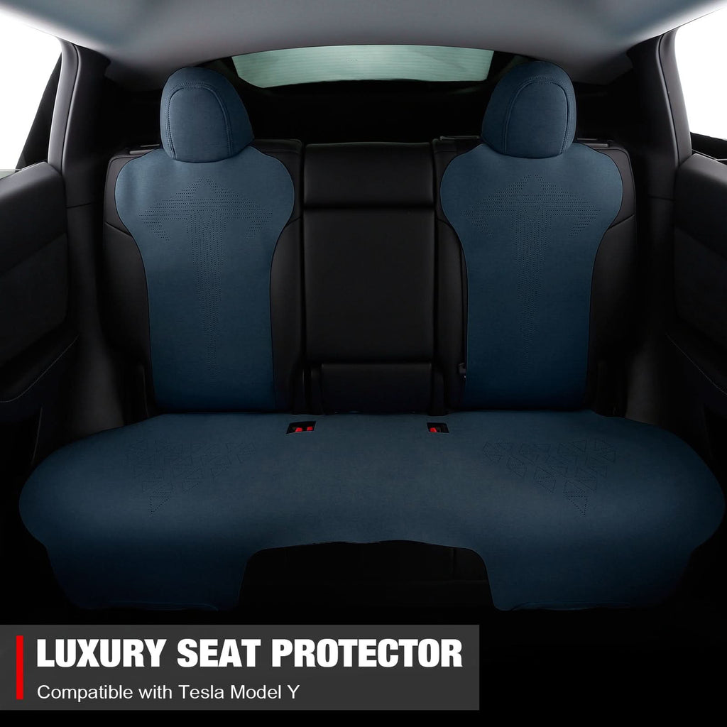 2020-2024 Tesla Model Y Seat Covers Cushions V1 Suede Leather