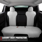 2020-2024 Tesla Model Y Seat Covers Cushions V2 Suede Leather