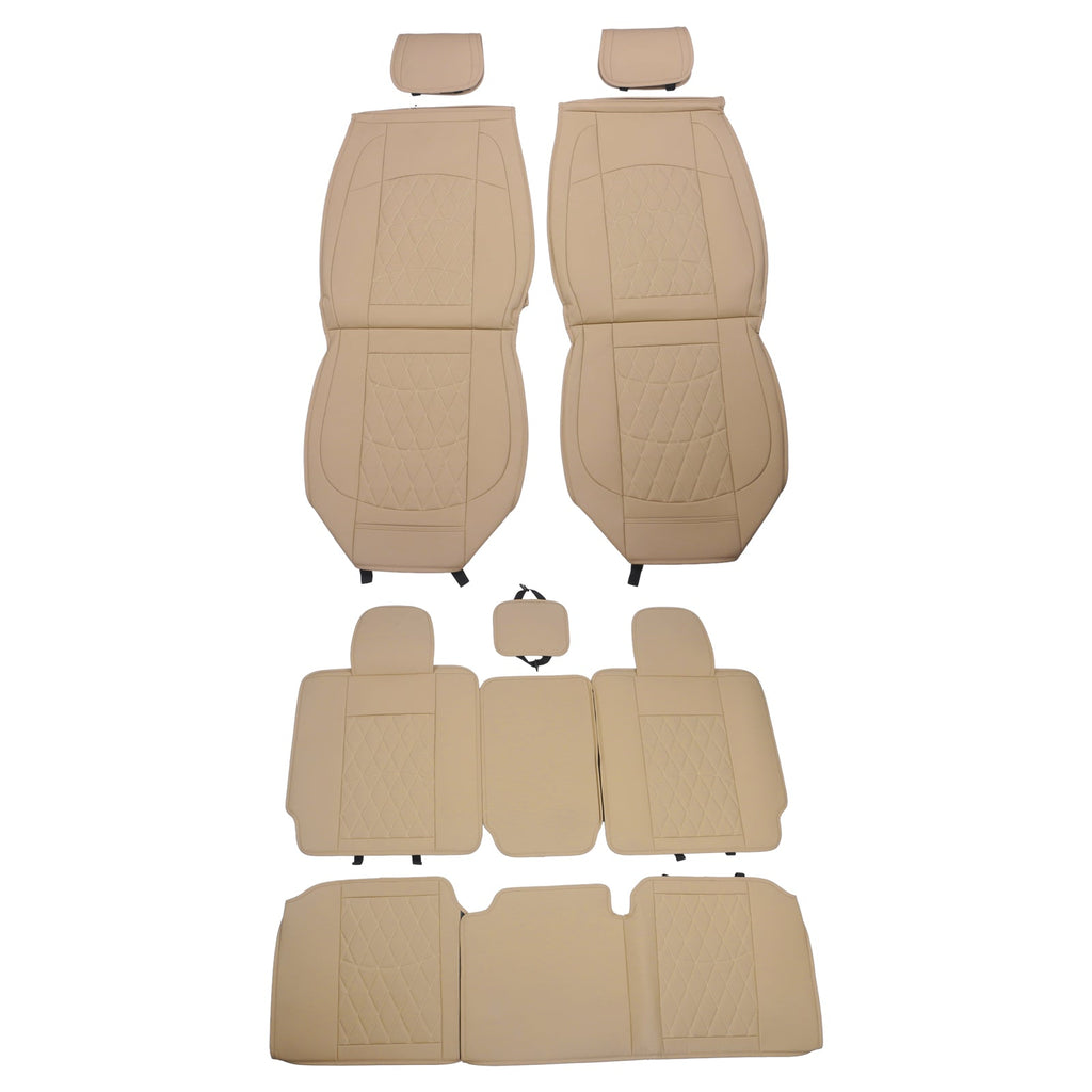 2008-2023 Toyota Tundra Pickup 5-Seat Seat Covers PU Leather