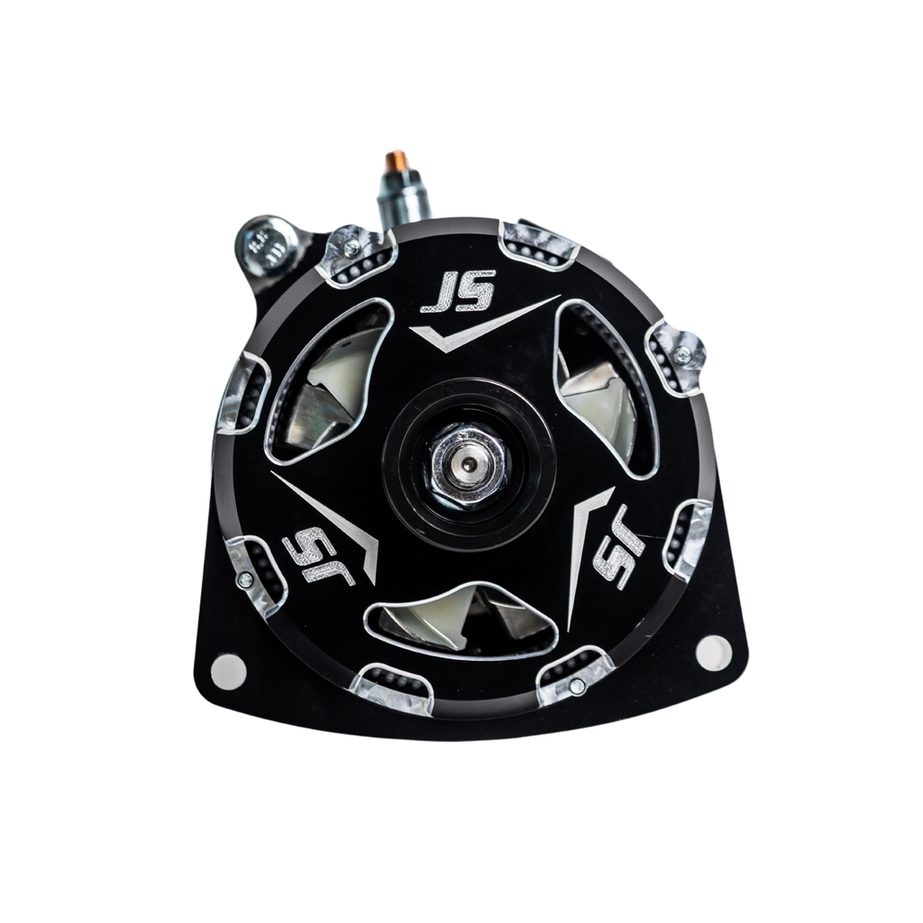 1996-2024 GM Billet High Output Alternator (Black) by JS Alternators
