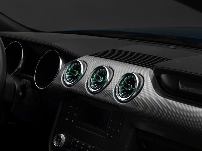 Raxiom 15-23 Ford Mustang Axial Series LED Color Changing Air Vent Outlets