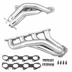 BBK Dodge Challenger Charger 300C Magnum 6.1 Hemi 1-7/8 Shorty Exhaust Headers Polished Silver Ceramic 06-10