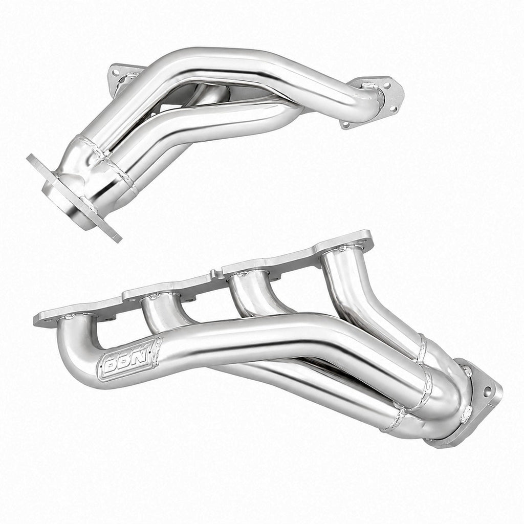 BBK Dodge Challenger Charger 300C Magnum 6.1 Hemi 1-7/8 Shorty Exhaust Headers Polished Silver Ceramic 06-10