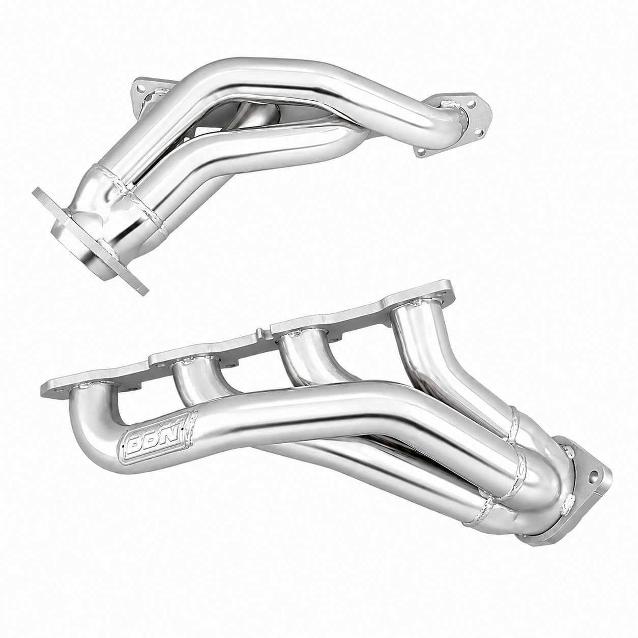 BBK Dodge Challenger Charger 300C Magnum 6.1 Hemi 1-7/8 Shorty Exhaust Headers Polished Silver Ceramic 06-10