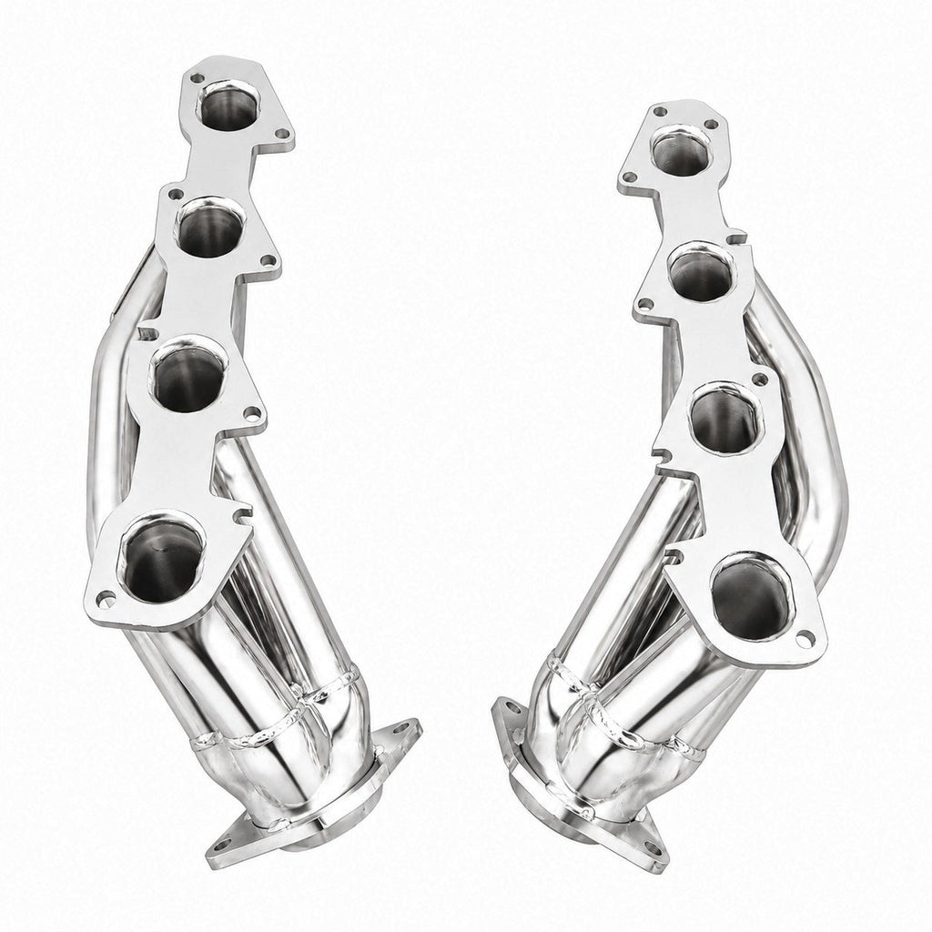 BBK Dodge Challenger Charger 300C Magnum 6.1 Hemi 1-7/8 Shorty Exhaust Headers Polished Silver Ceramic 06-10