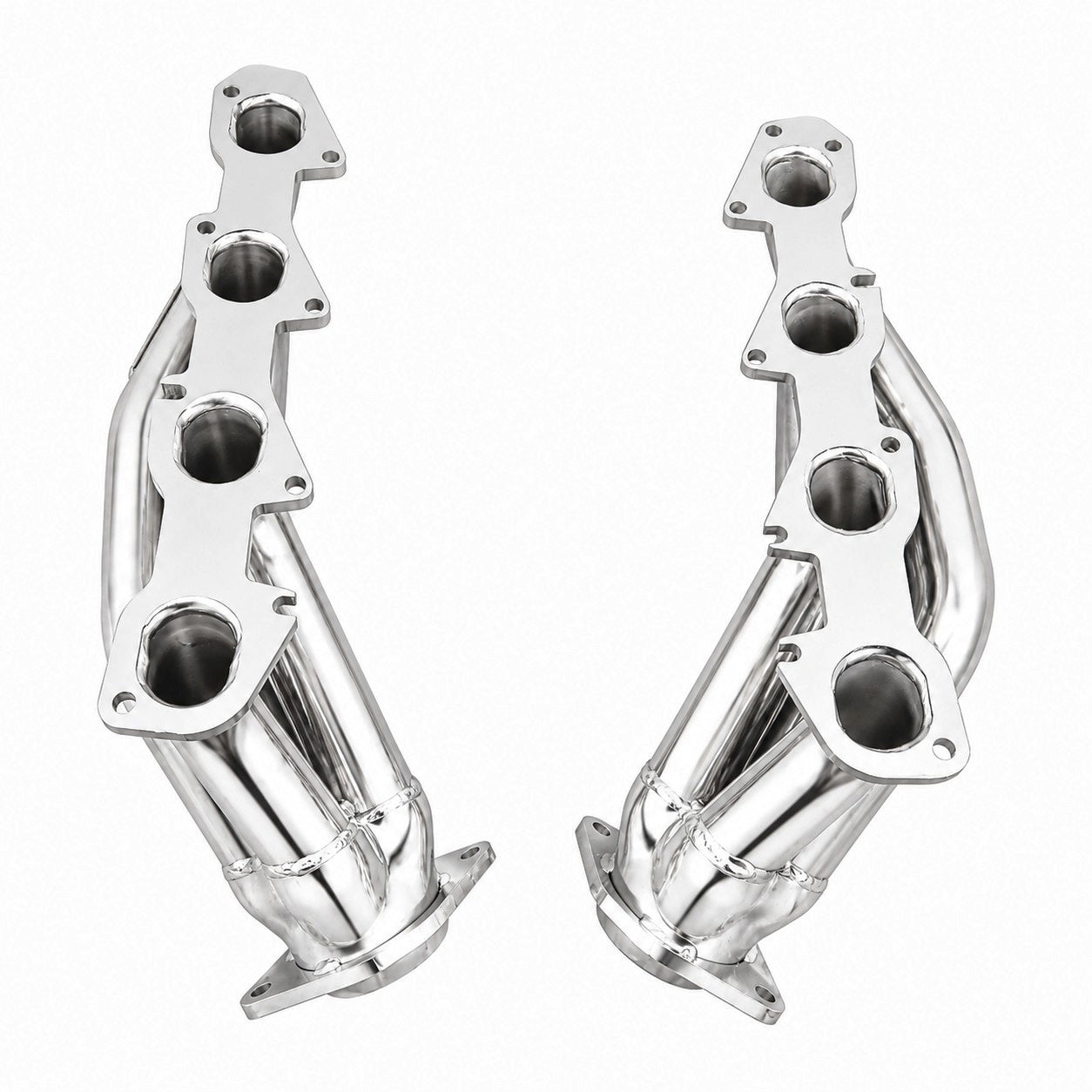 BBK Dodge Challenger Charger 300C Magnum 6.1 Hemi 1-7/8 Shorty Exhaust Headers Polished Silver Ceramic 06-10
