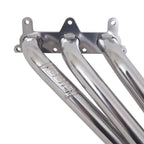 BBK Chevrolet Camaro V6 1-5/8 Long Tube Exhaust Headers With High Flow Cats Polished Silver Ceramic 10-11