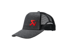 Akrapovic Logo Trucker Cap - Ash Grey / Black Mesh