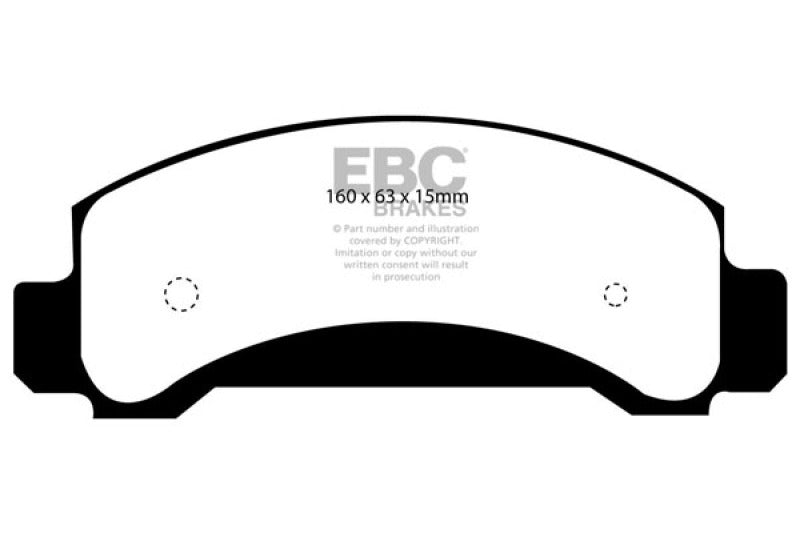 EBC 94-97 Ford Aerostar 3.0 Ultimax2 Front Brake Pads