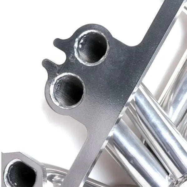 BBK Jeep Cherokee Wrangler 4.0 1-1/2 Shorty Exhaust Header Polished Silver Ceramic 91-99