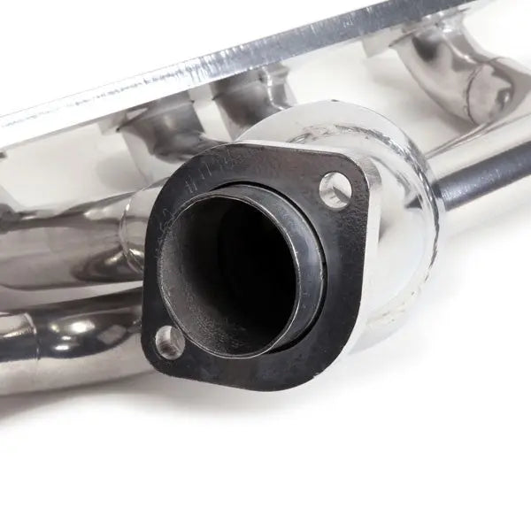 BBK Jeep Cherokee Wrangler 4.0 1-1/2 Shorty Exhaust Header Polished Silver Ceramic 91-99