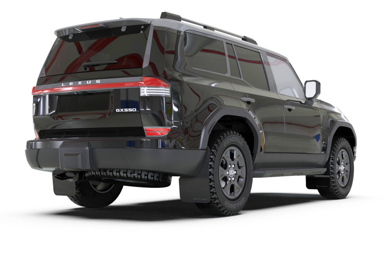 Rally Armor 24-26 Lexus GX 550 Luxury Black UR Mud Flap - Metallic Black Logo