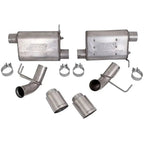 BBK Ford Mustang GT 5.0 Varitune Axle Back Exhaust Kit Stainless 11-14