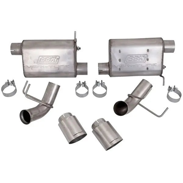 BBK Ford Mustang GT 5.0 Varitune Axle Back Exhaust Kit Stainless 11-14