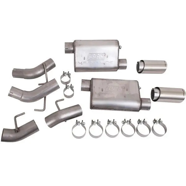 BBK Chevrolet Camaro SS 6.2 Coupe Varitune Axle Back Exhaust Kit Stainless 10-15