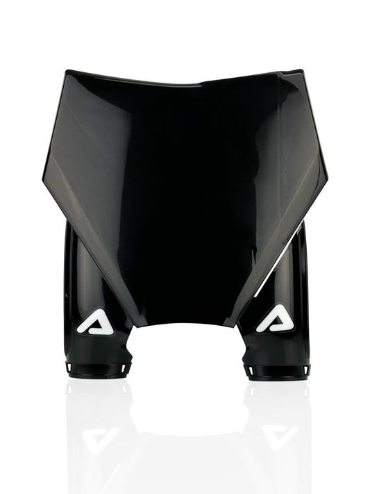Acerbis 23+ KTM SX125-300/SX-F250-450/XC125-300/XC-F250-450 Front Number Plate-Raptor 2 - Black