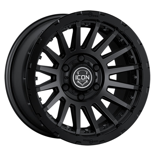ICON Recon Pro 17x8.5 6 x 135 6mm Offset 5in BS 87.1mm Bore Satin Black Wheel