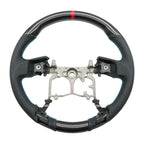 NRG 12-23 Toyota Tacoma OEM Plus Carbon Fiber Steering Wheel w/ Blue Stitch & Red Center Mark