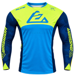 Answer LE Elite Camo Jersey Cyan/Hyper Acid/Black - Small