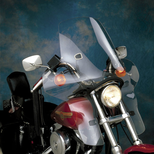 National Cycle 88-21 Harley XL/FXR/FXD/86-91 BMW R80G/R100GS/15-23 Ducati Scrmblr Plexifaring 3-Clr