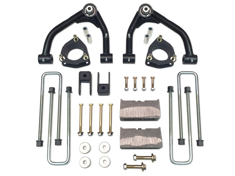 Tuff Country 14-18 Silverado 1500 4wd 4in Uni-Lift Kit (w/1 Pc OE Cast Stl Up Arm SX8000 Shocks)