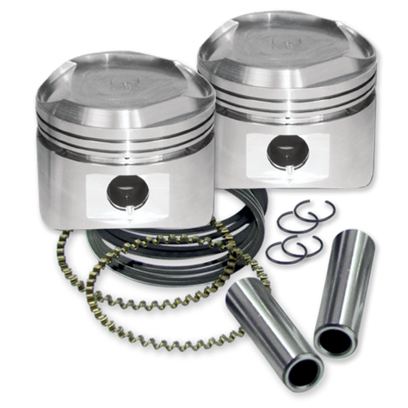 S&S Cycle 84-99 3-1/2in x 4-1/4in Standard 80in Piston Set