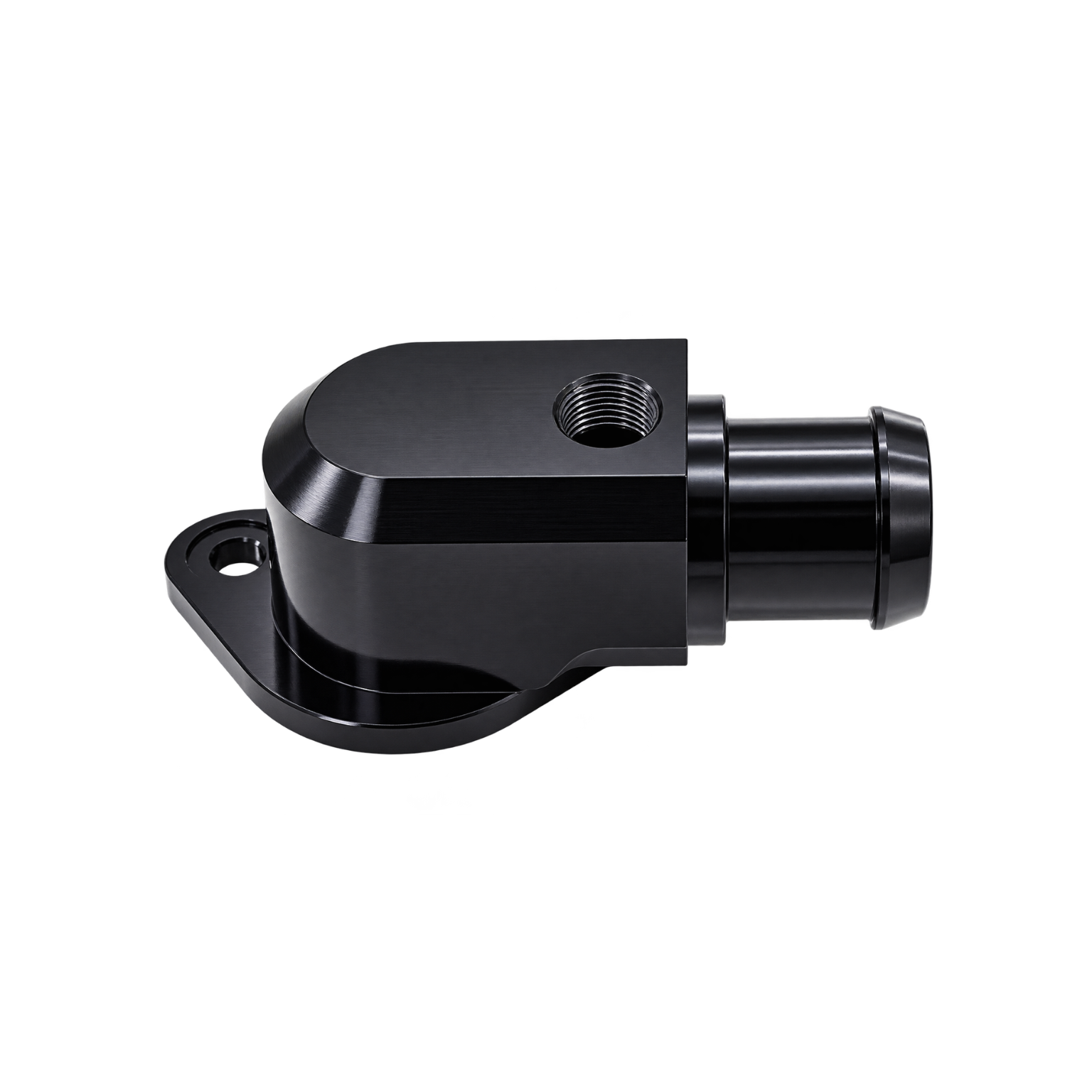 Black Billet 180° Thermostat Housing for Jeep Trackhawk, Ram TRX & Dodge Durango Hellcat 6.2L – 430180B - Granatelli Motor Sports
