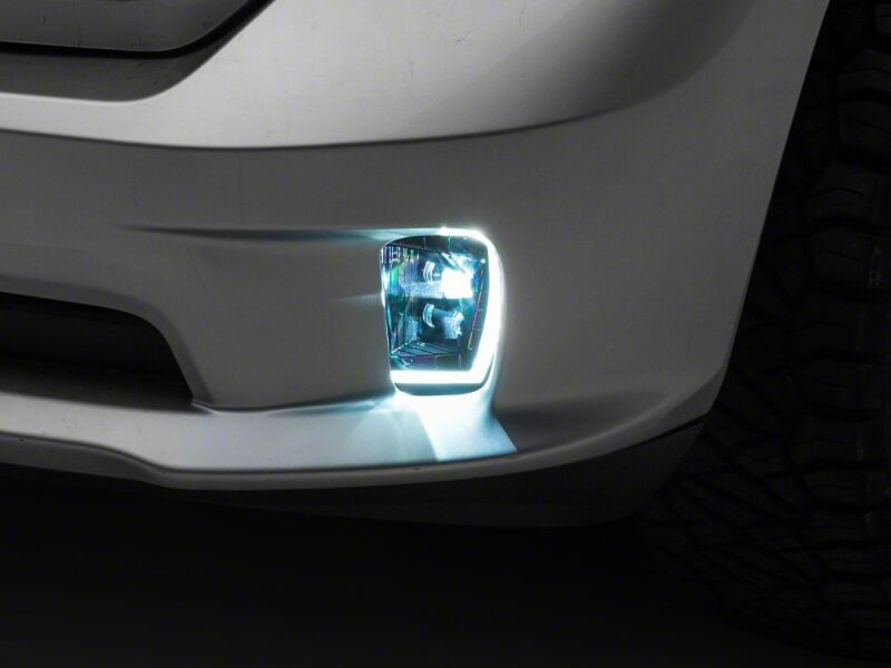Raxiom 13-18 Dodge RAM 1500 Switchback LED Fog Lights with LED DRL- White and Yellow