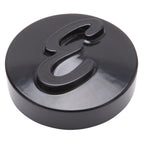 Edelbrock E Logo Black Anodized Nut for Pro-Flo Universal 14in Round Air Cleaners