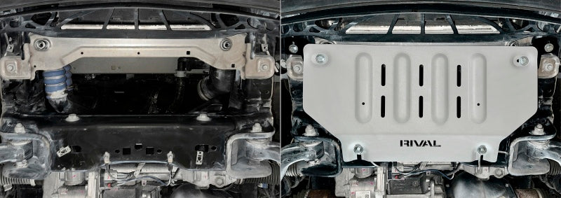 RIVAL 2015-Present Ford F150 Expedition Ecoboost Aluminum Radiator Skid Plate