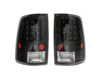 Raxiom 09-18 Dodge RAM 1500 LED Tail Lights- Black Housing- Clear Lens