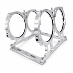Motor Sports Dual Billet Aluminum Nitrous Bottle Bracket. Fits Dual 10/15 lb. & 12 lb. Composite Bottles - Granatelli Motor Sports