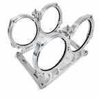 Motor Sports Dual Billet Aluminum Nitrous Bottle Bracket. Fits Dual 10/15 lb. & 12 lb. Composite Bottles - Granatelli Motor Sports