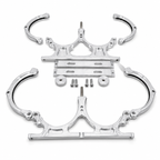 Motor Sports Dual Billet Aluminum Nitrous Bottle Bracket. Fits Dual 10/15 lb. & 12 lb. Composite Bottles - Granatelli Motor Sports