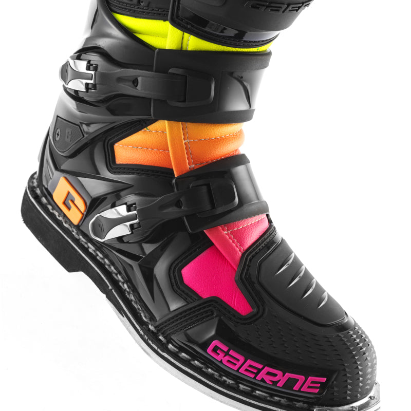 Gaerne SG12 Limited Edition Boot Black/Orange/Pink - Size 10